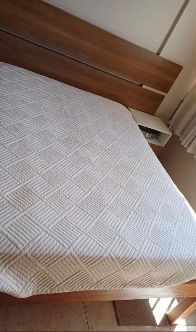 Cama Viúva + colchão em perfeito estado - Foto 5