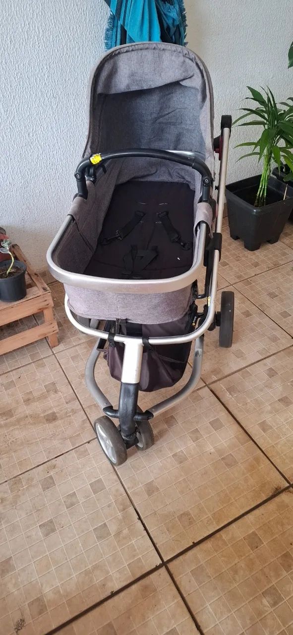 Carrinho Moisés + bebê conforto - Foto 3