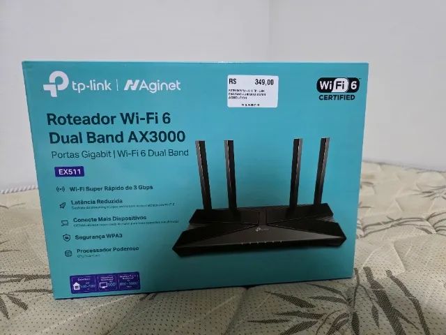 Roteador WIFI 6 TPLINK EX511 - Foto 3