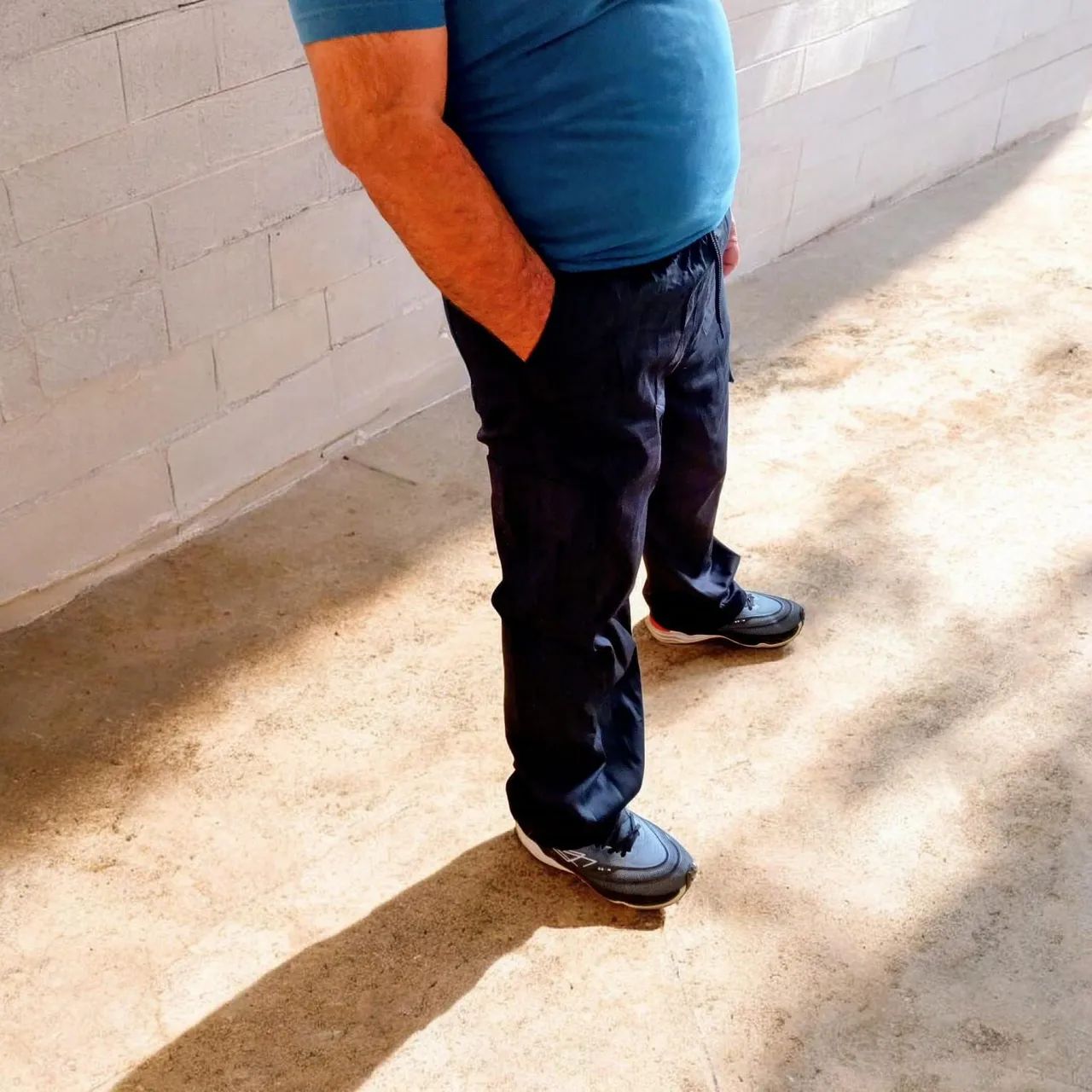 Calça cargo unissex plus size 
