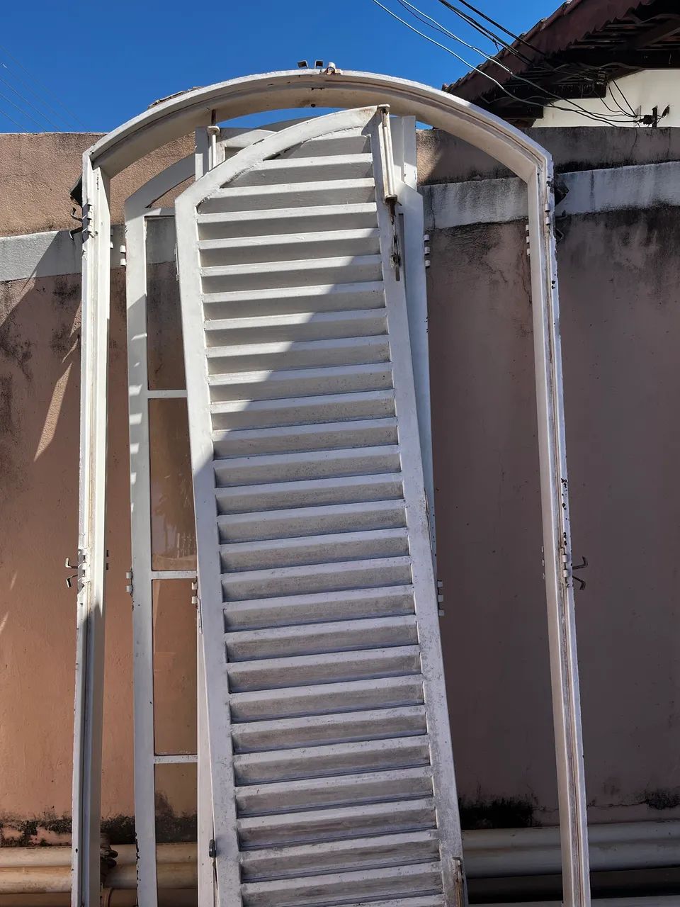 Porta de ferro para sacada - Foto 4