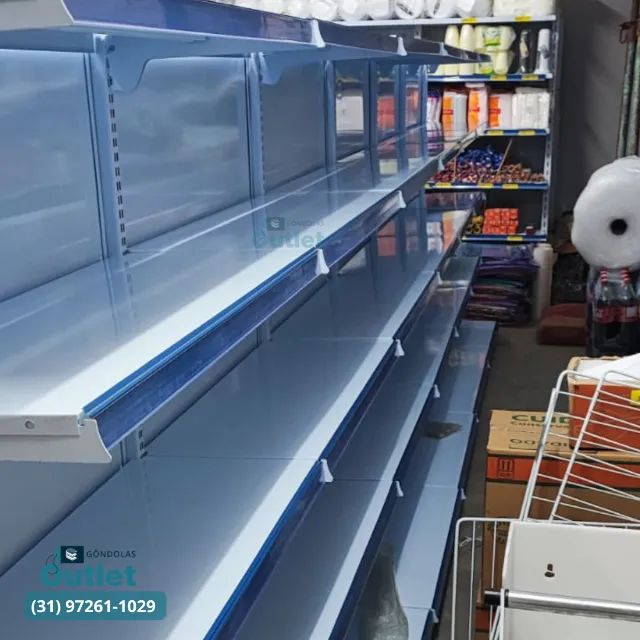 Gôndola de centro e parede - pronta entrega