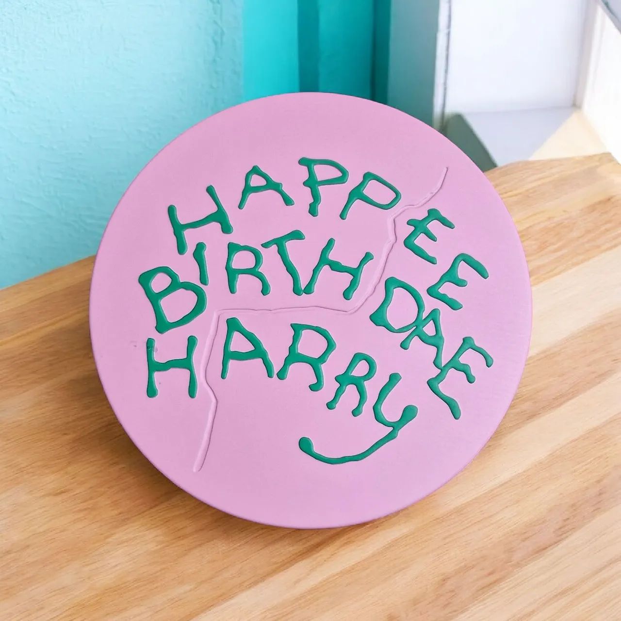 HARRY POTTER lata colecionável happy Birthdae 
