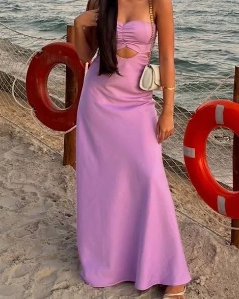 Vestido Longo (tomara que caia) Lilás  - Foto 3