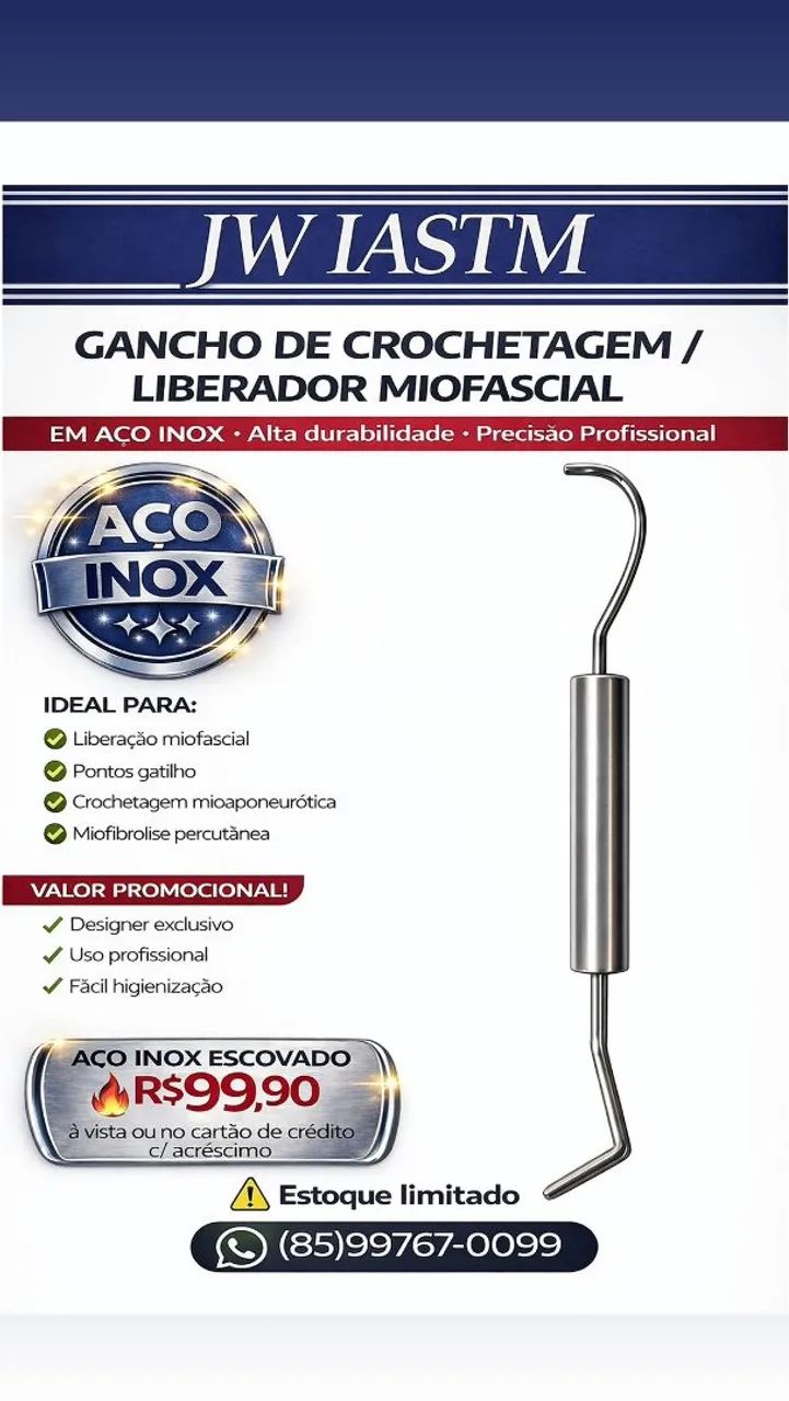 Fisioterapia gancho chochetagem 