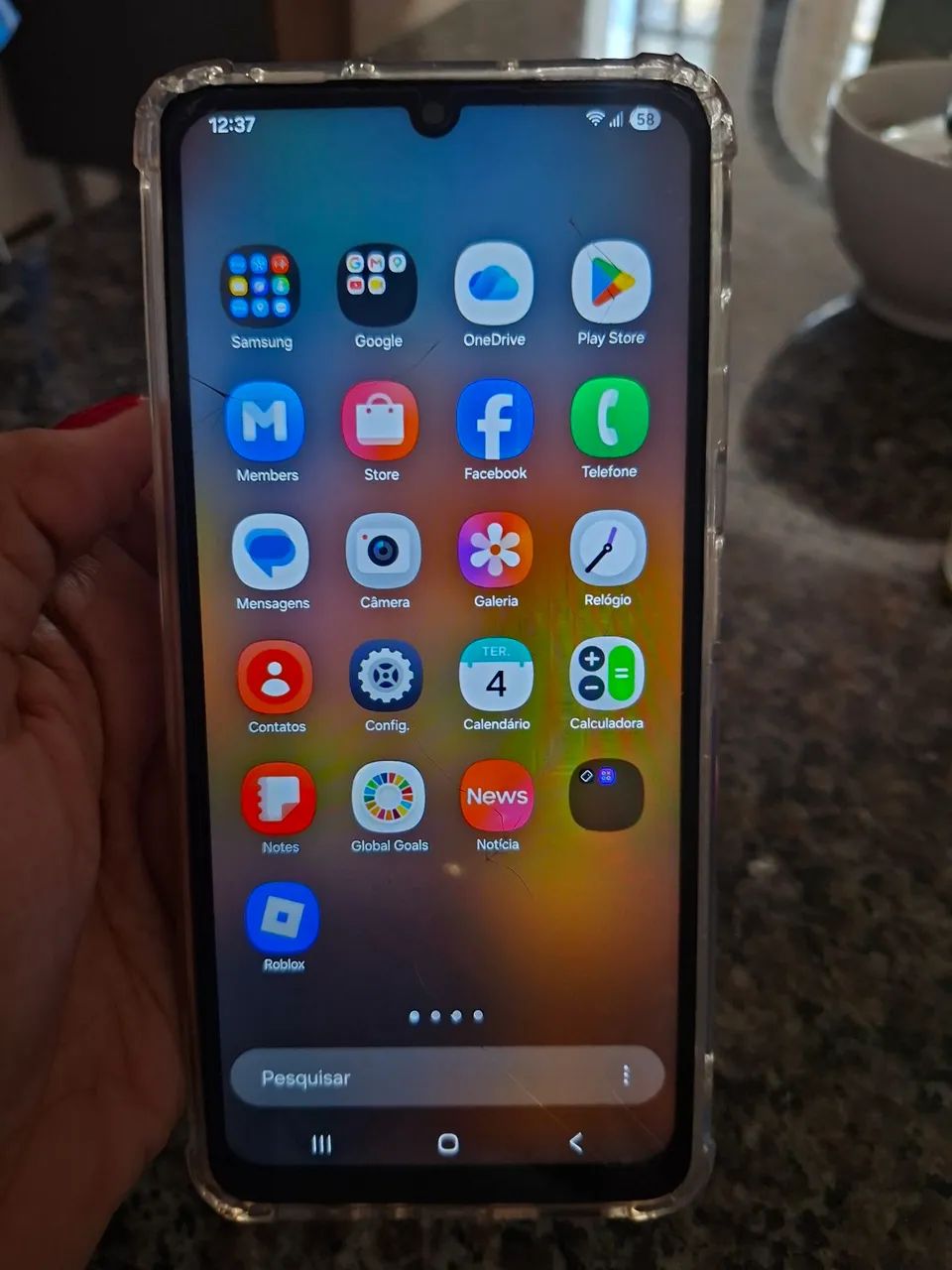 Celular A06 com defeito(leia a descrição) - Foto 4