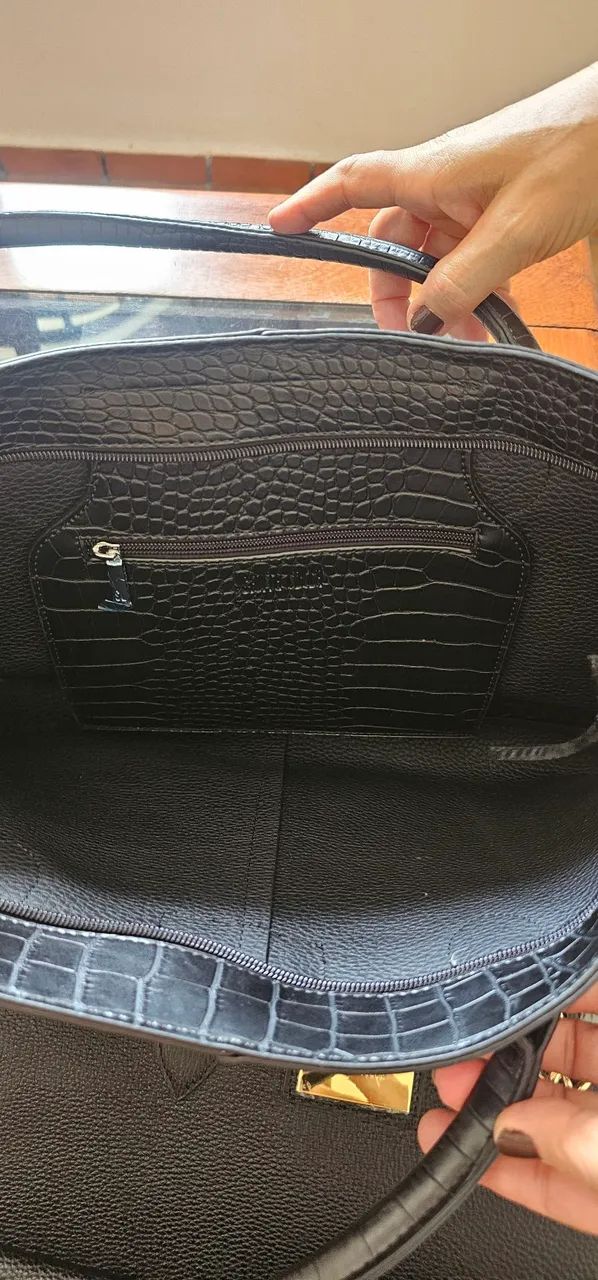 Bolsas SANTA LOLLA preta - Foto 4