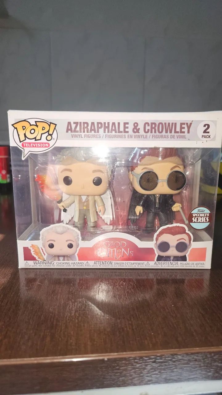 AZIRAPHALE & CROWLEY POP FUNKO
