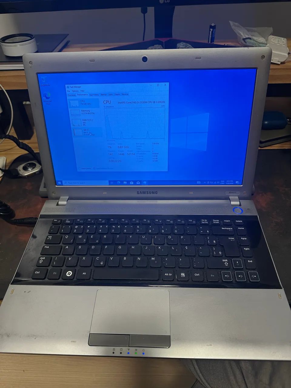 Notebook Samsung i3-2330M 8GB de RAM 120GB SSD Formatado - Foto 4