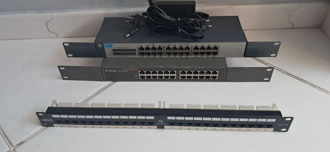 2 Switch e 1 Patch Panel  - Foto 2