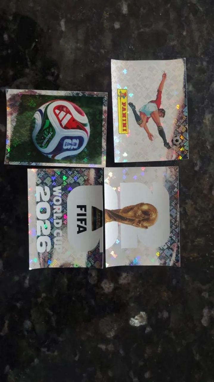 Super lote com figurinhas da copa do mundo 2026 - Foto 2