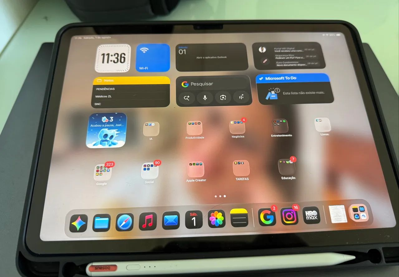 iPad Air M4 128Gb + Baseus Pencil + Magic Case Teclado - Foto 2