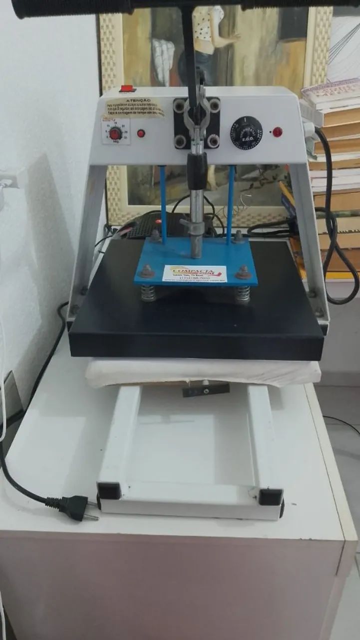 Prensa Térmica Plana 38x38 Compacta Print Nova