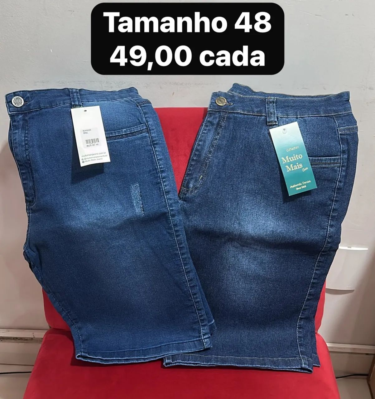 Bermudas jeans masculinas