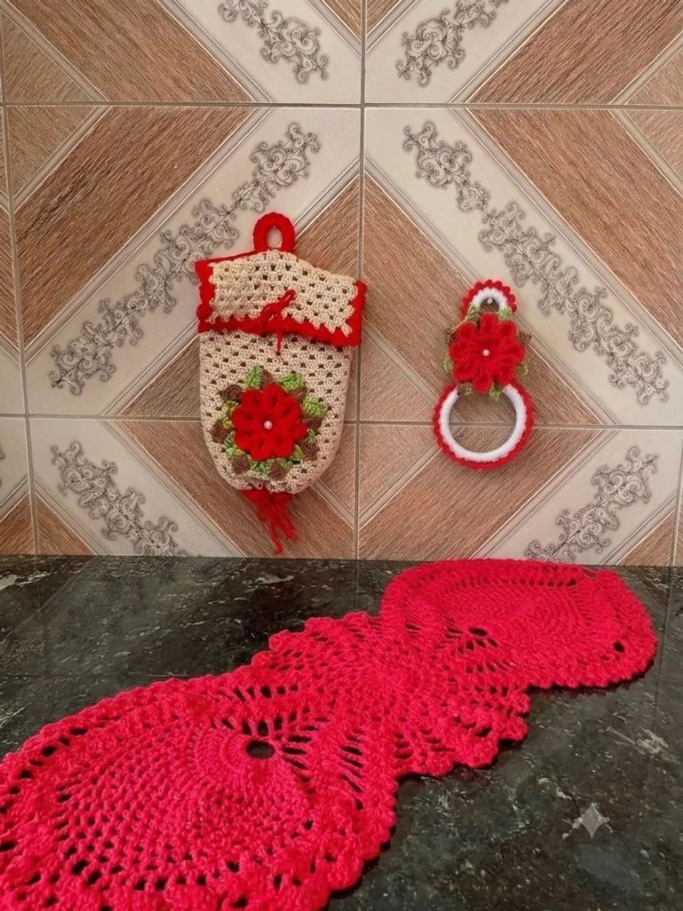 Kit de crochê para cozinha - Foto 2