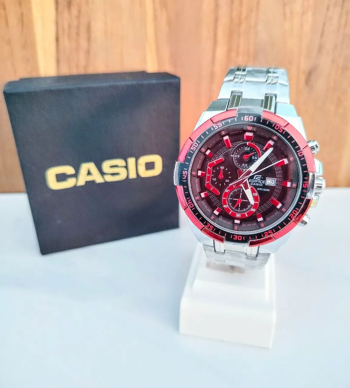 Relógio Casio Edifice Pulseira larga leia o anúncio  - Foto 2