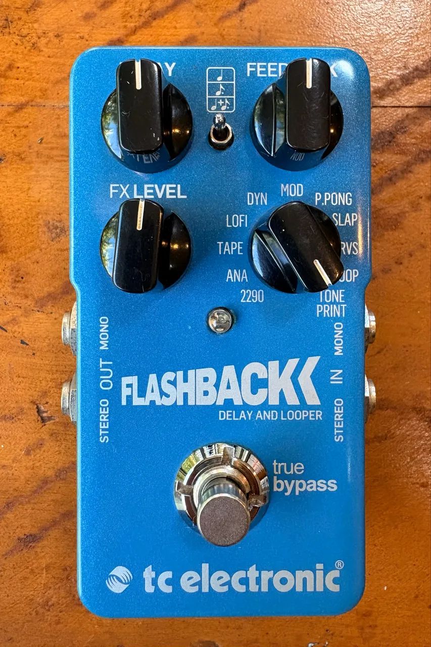 Pedal guitarra Tc Electronic Flashback delay e looper