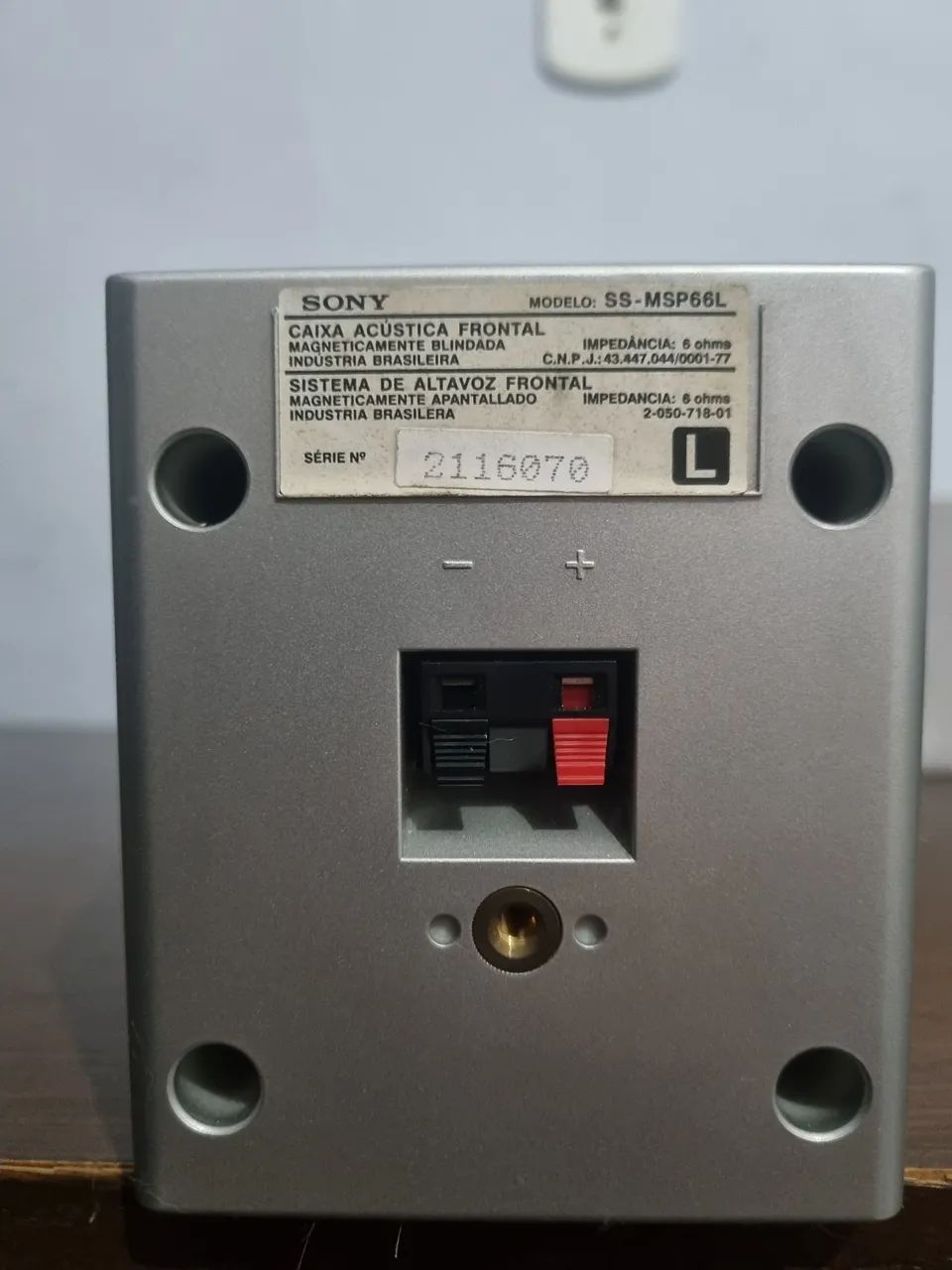 Conjunto de 4 caixas acústicas / alto falante Sony SS-MSP66SR