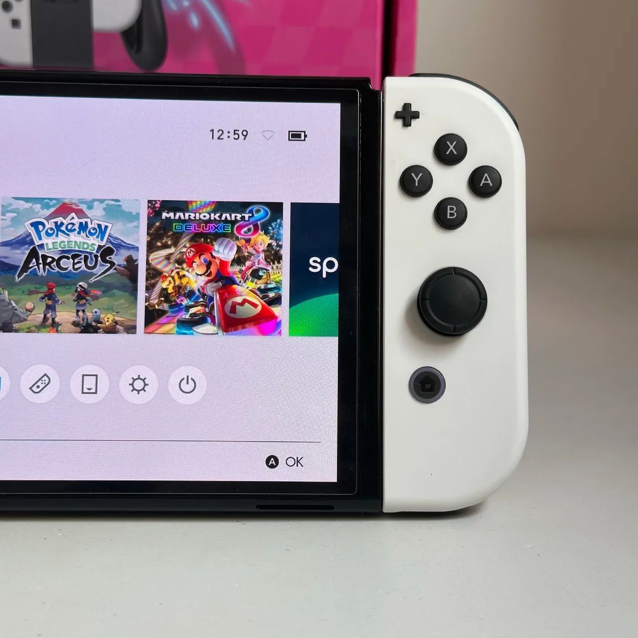 Nintendo Switch Oled Desbloqueado 128gb Usado - Foto 3