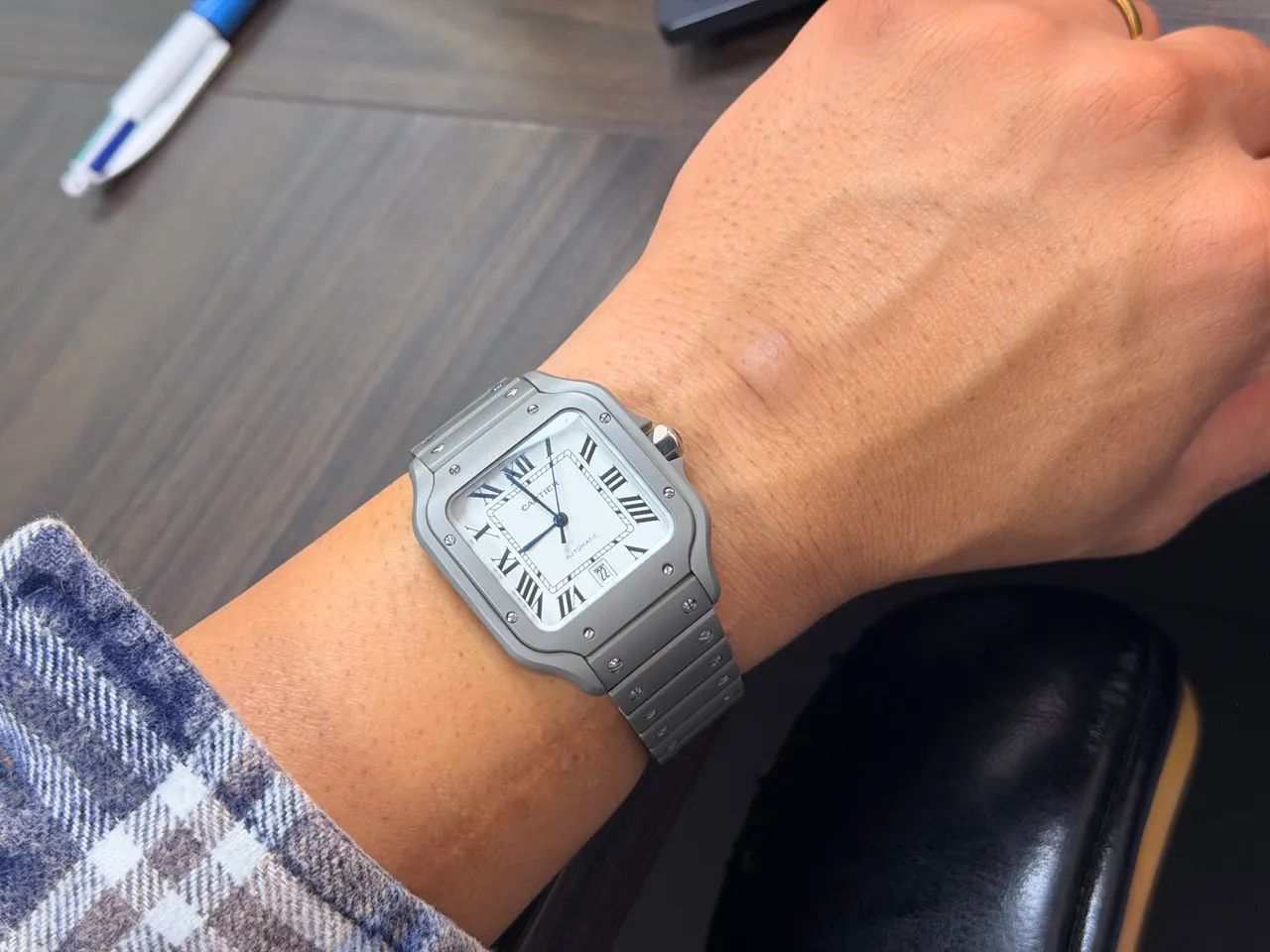 Relógio Cartier Santos titanium  - Foto 5