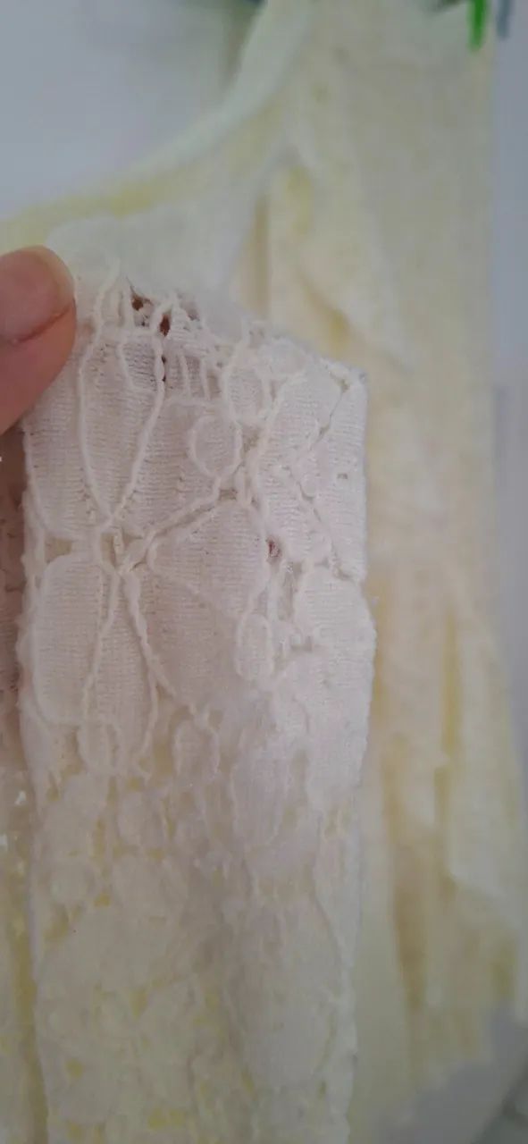 Saia de renda transpassada envelope 