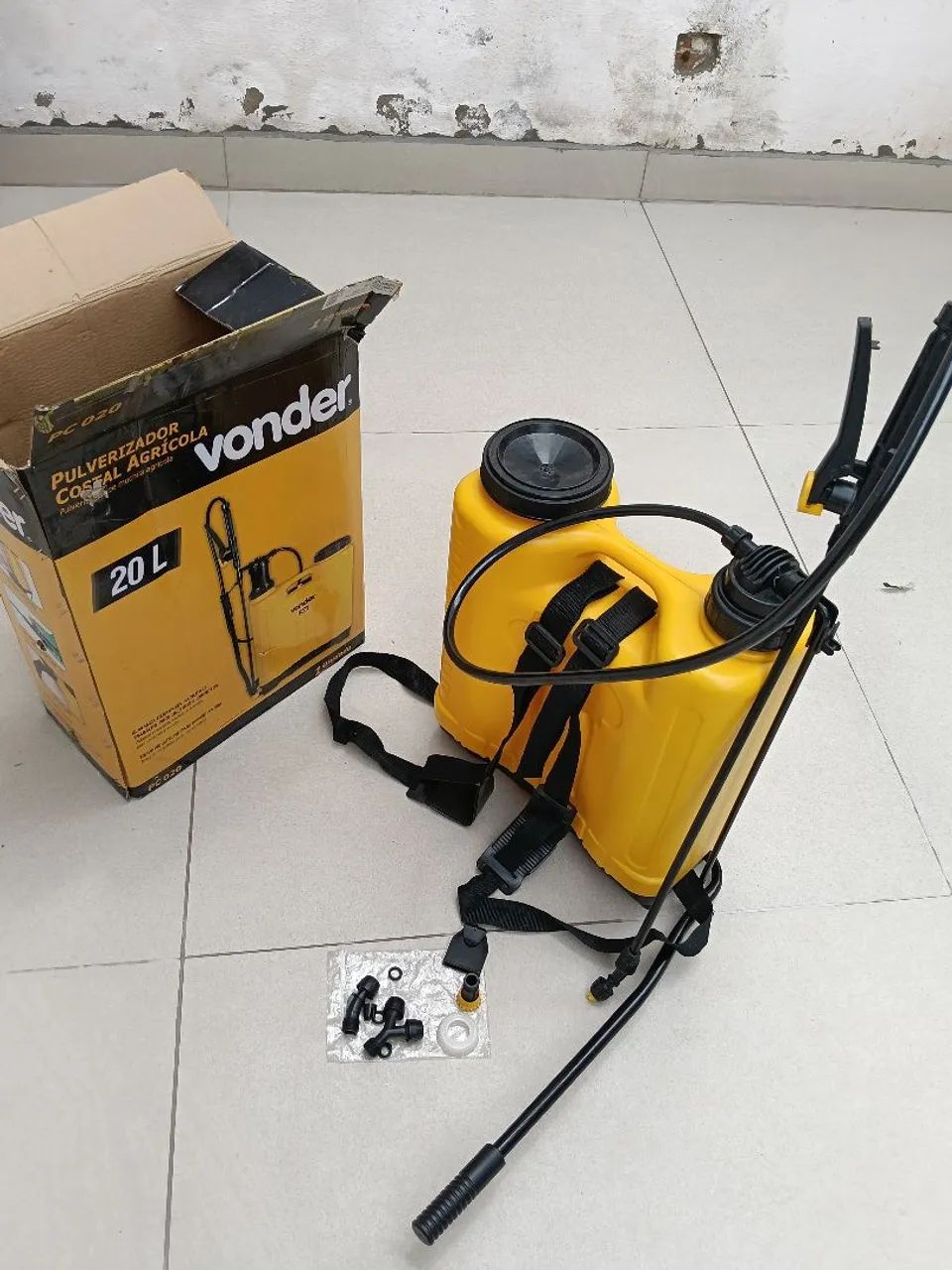 Pulverizadora agrícola 20 litros Vonder