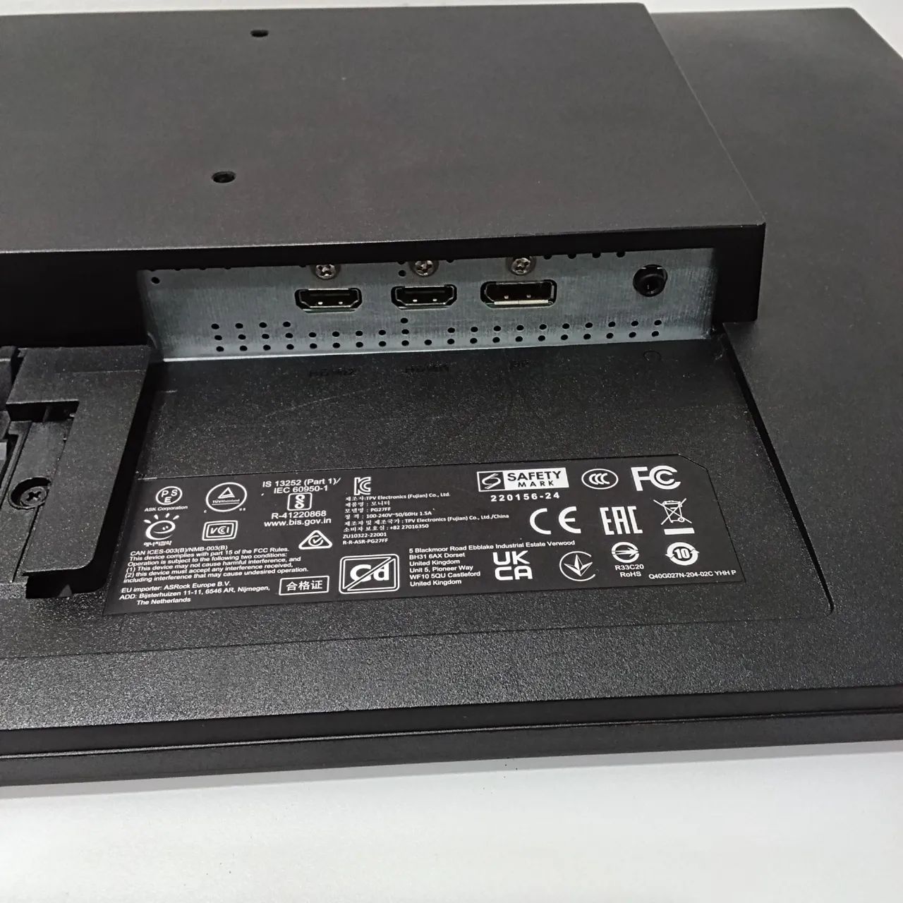 Vendo Monitor Asrock Full HD 27 polegadas Semi novo  - Foto 4