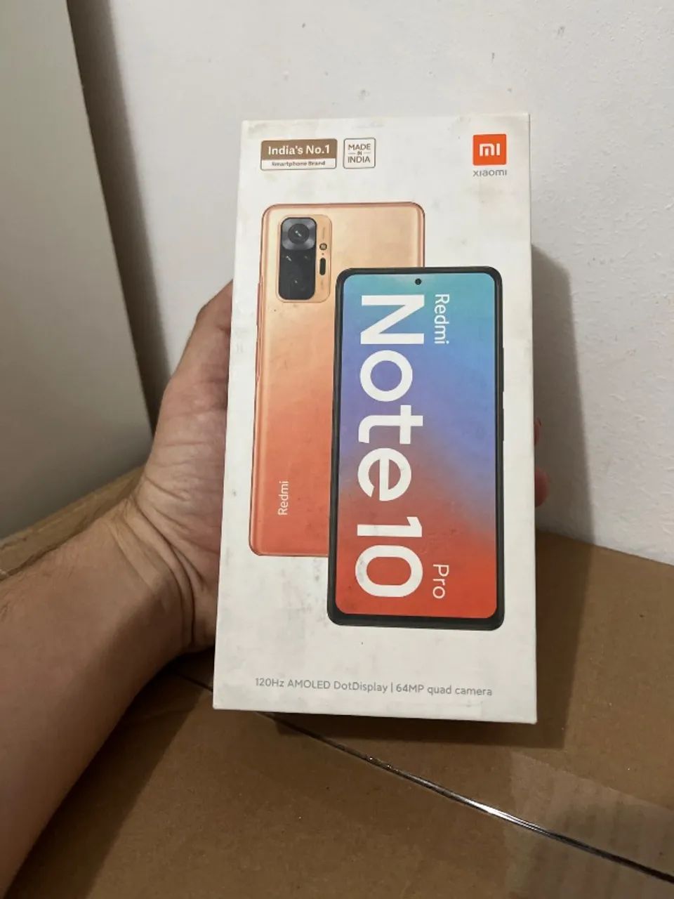 XIAOMI REDMI NOTE 10 PRO - NOVO, NUNCA USADO - Celulares e