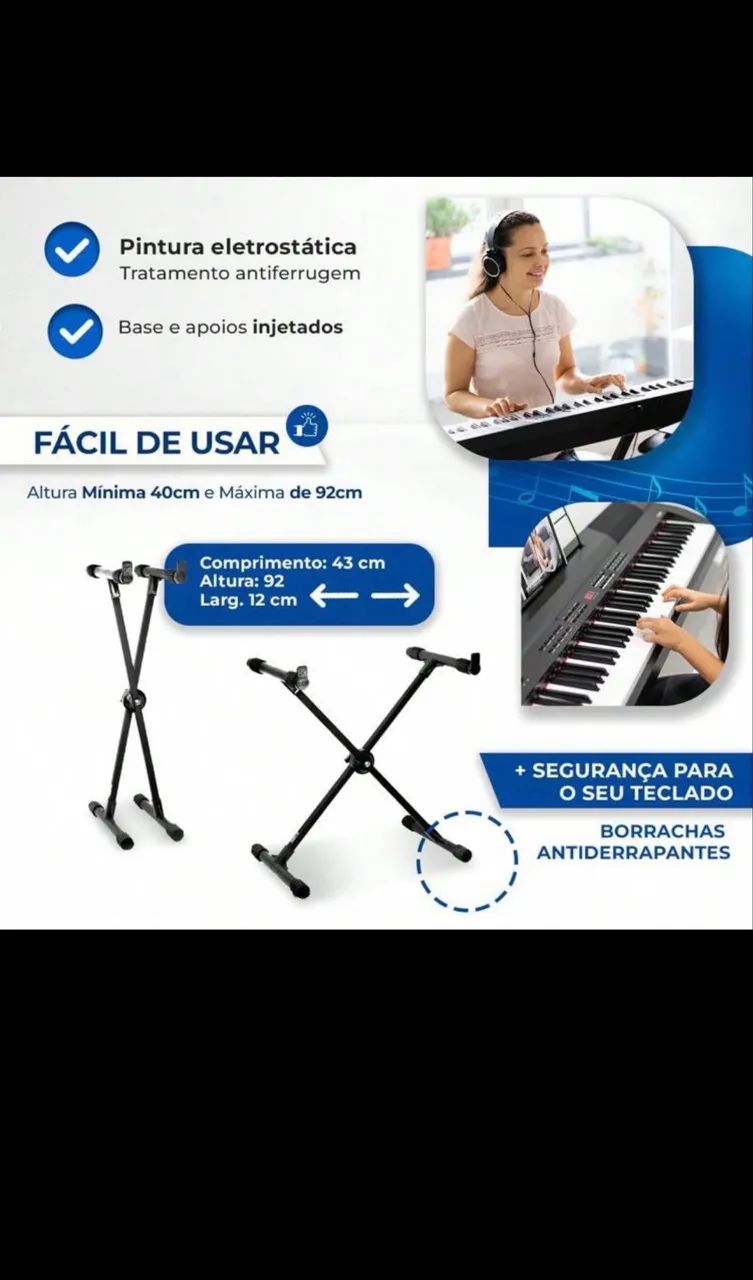 Suporte para teclado - Foto 3