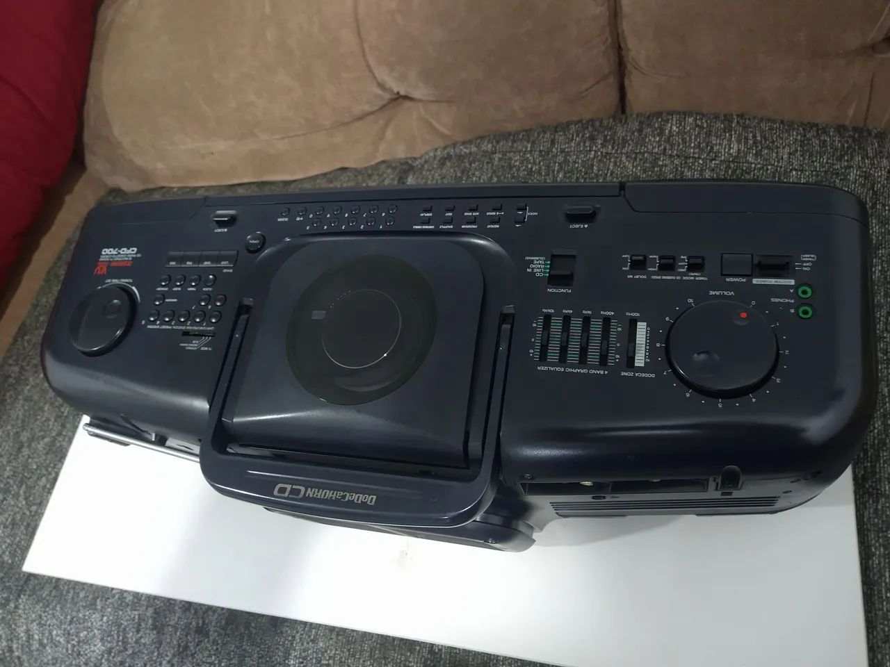 Sony DodecaHorn CD CFD-700 Lançado Em 1989 - Foto 4