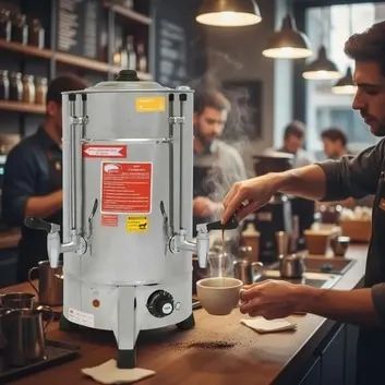 Cafeteira Industrial Elétrica Inox 4 Litros Consercaf  - Foto 4