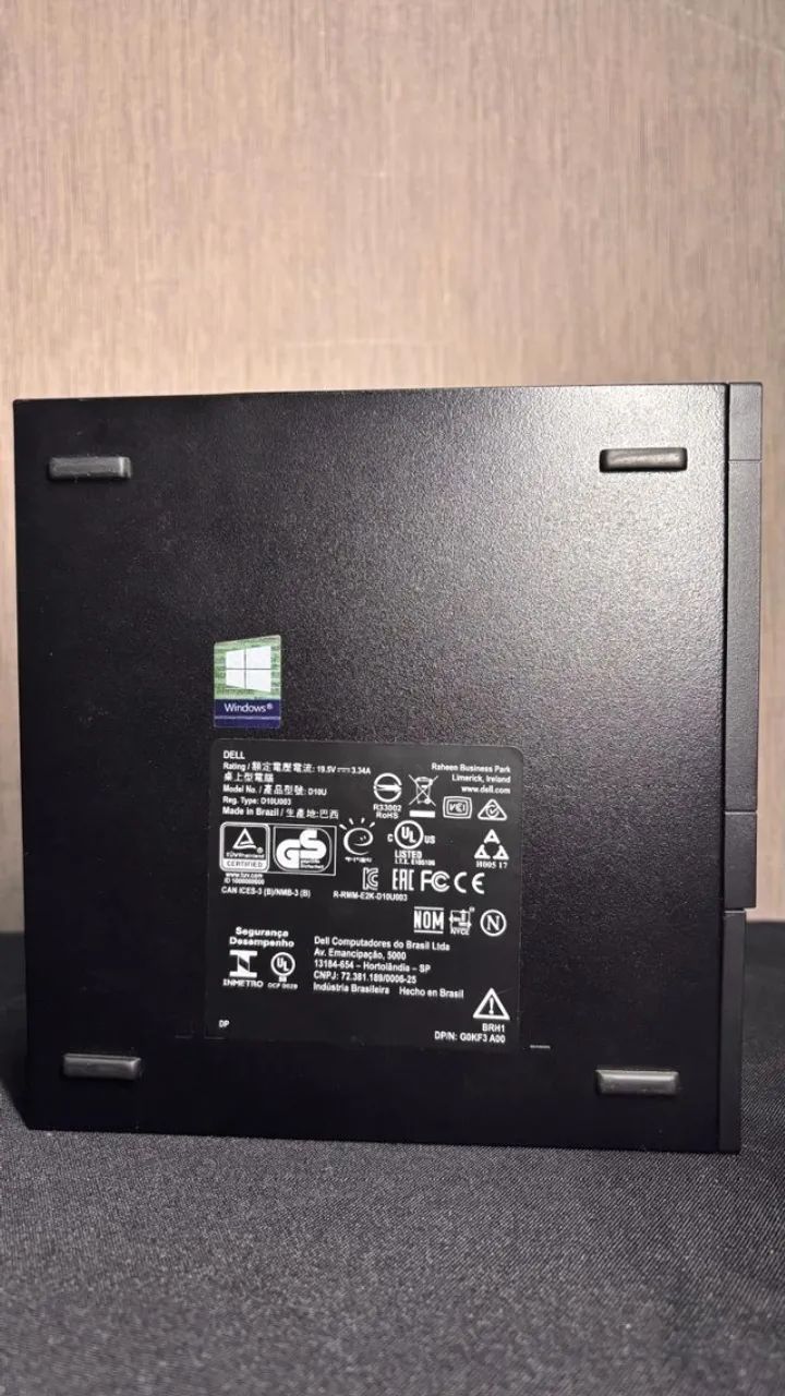 Mini PC Dell Optiplex 3060 i5 8º Geração - 128GB SSD - 8GB RAM - Foto 5