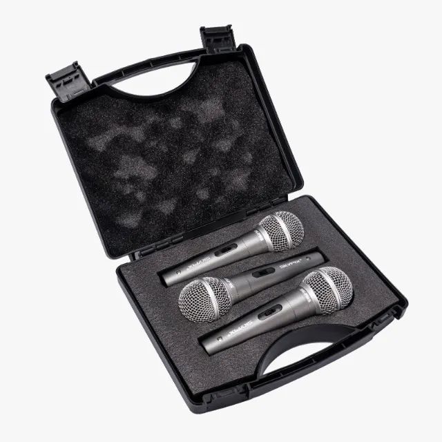 Kit 3 Microfones com fio SK-PMS3