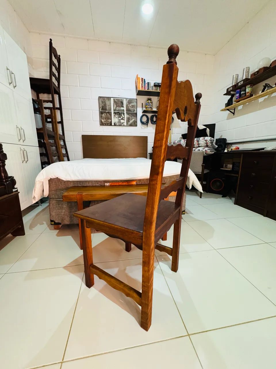 6 cadeiras de imbuia maciça  - Foto 5