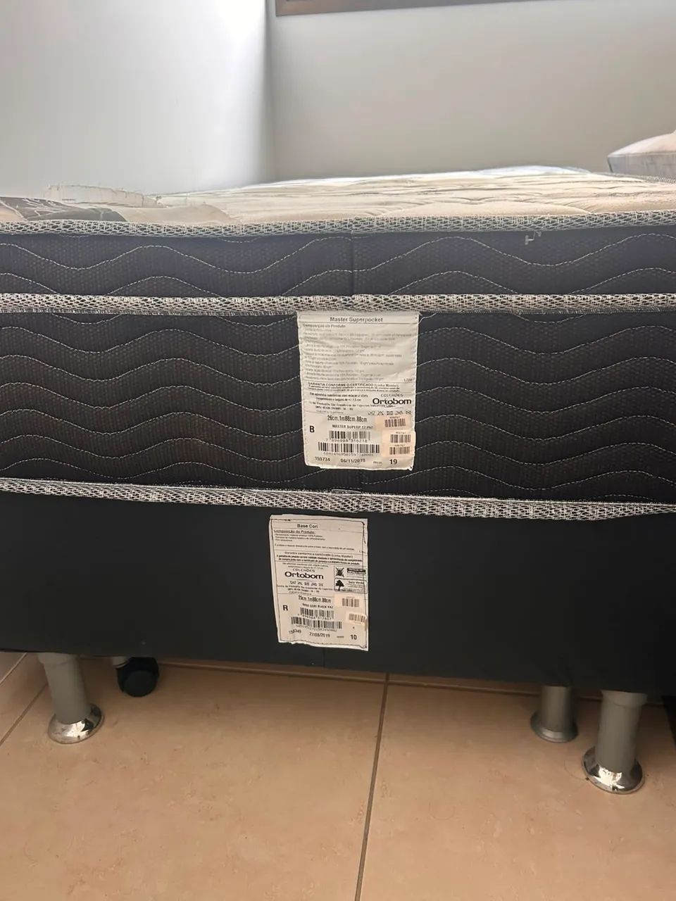 Cama Solteiro Ortobom com Auxiliar (Bicama) + Colchão - Foto 2