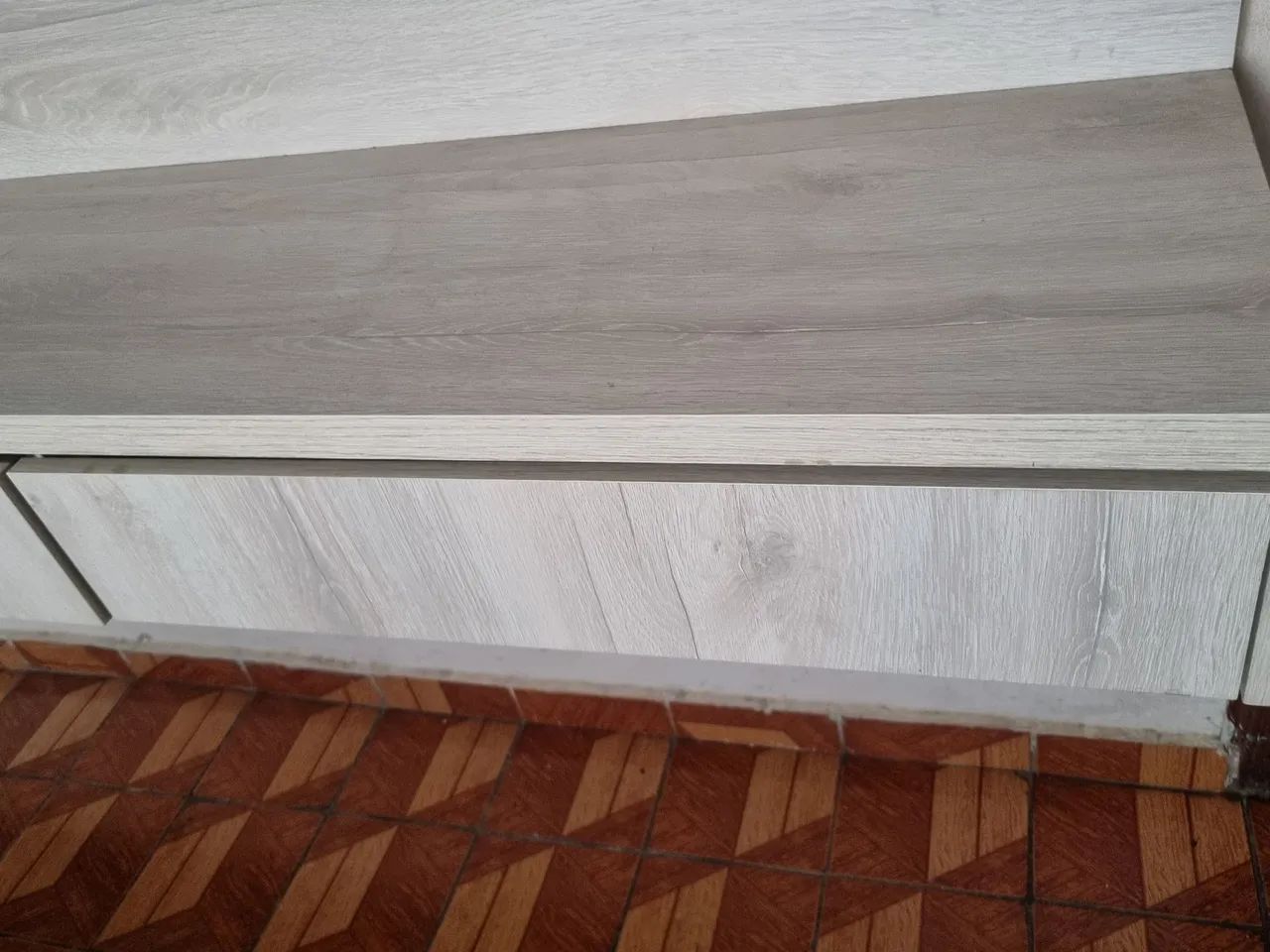 Painel + Rack para TV 2,15m com Espelho e Vidro - Foto 2