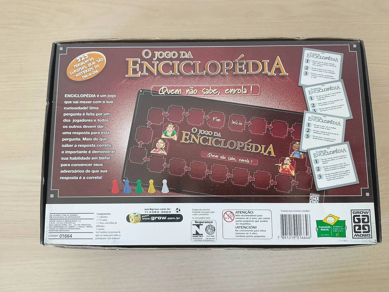 Jogo de tabuleiro Enciclopédia  - Foto 2