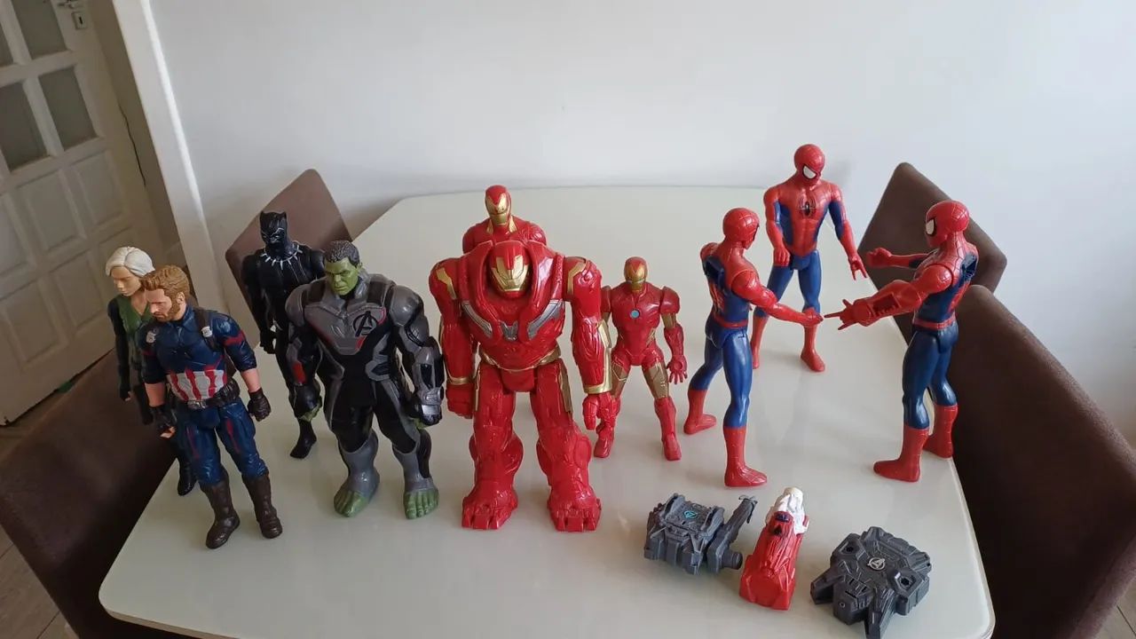 Lote 10 Bonecos Marvel Titan Hero 30cm - Foto 4