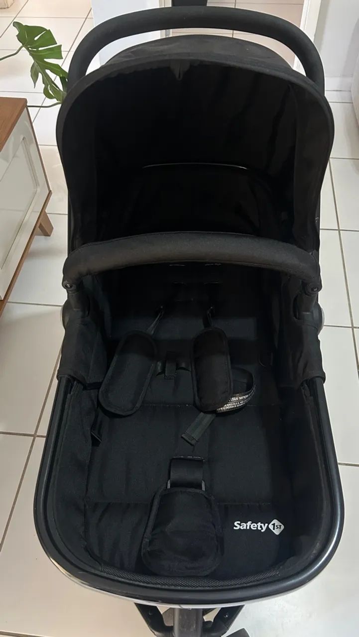 Carrinho de bebê 2 em 1 - bebê conforto e Moisés  - Foto 4
