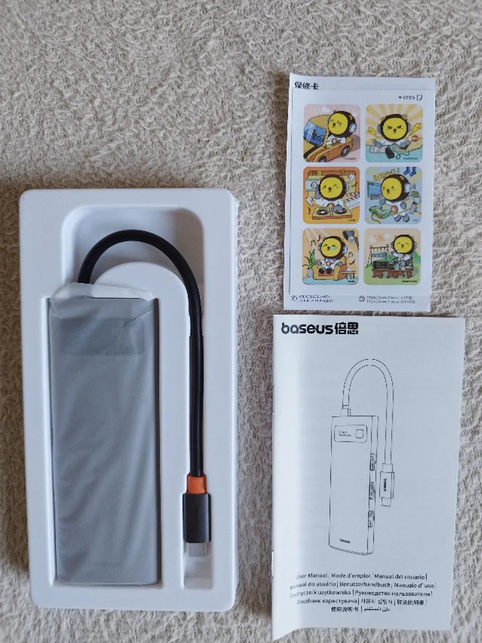 Hub Baseus USB-C 7x1 60 Hz - Foto 2