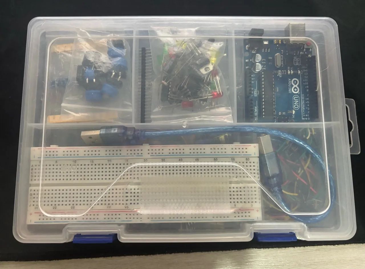 Kit Arduino + Ferro de Solda