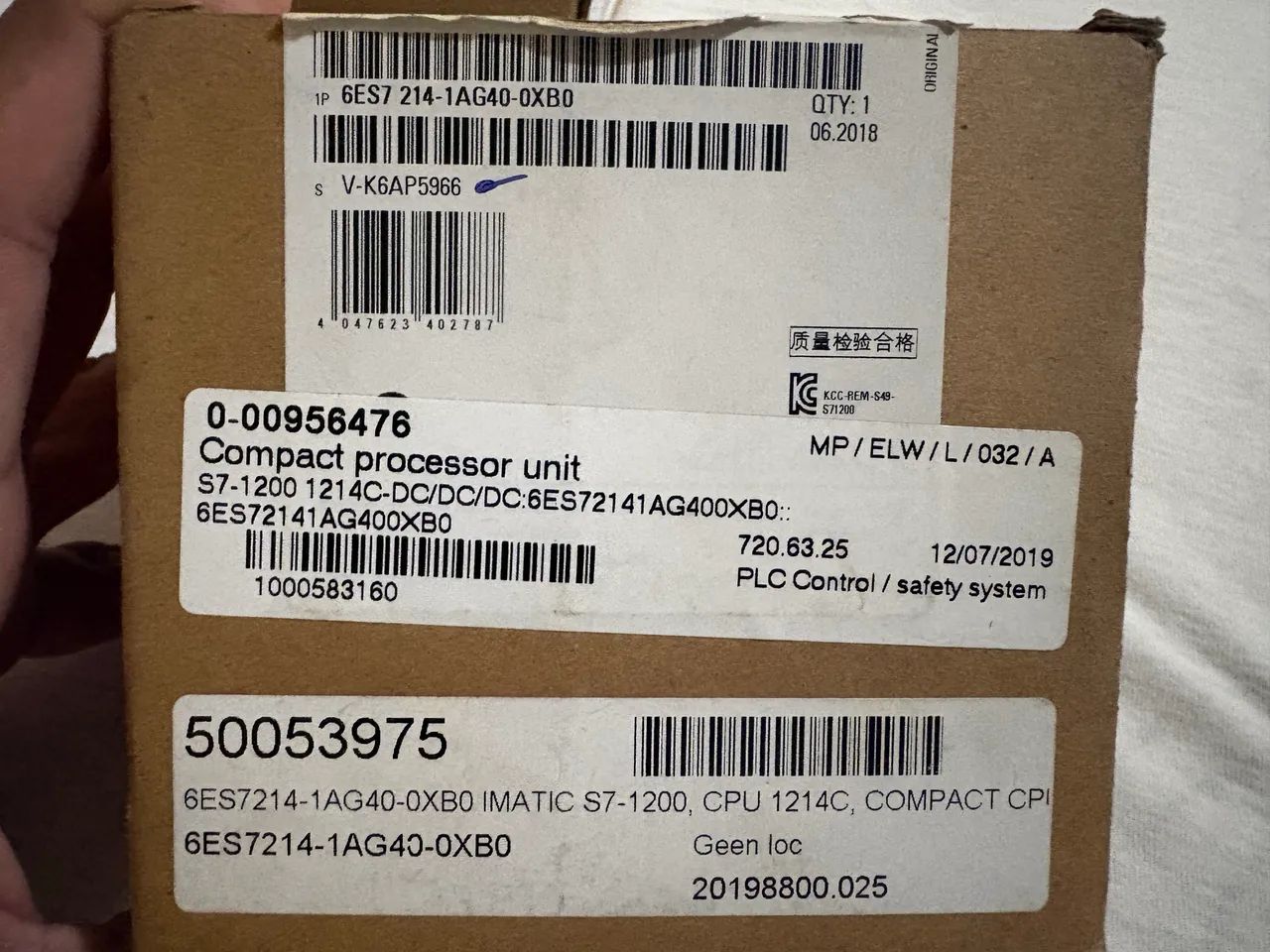 Clp Siemens S7-1200 Cpu 1214c Dc/dc/dc 6es7214-1ag40-0xb0 - Foto 2