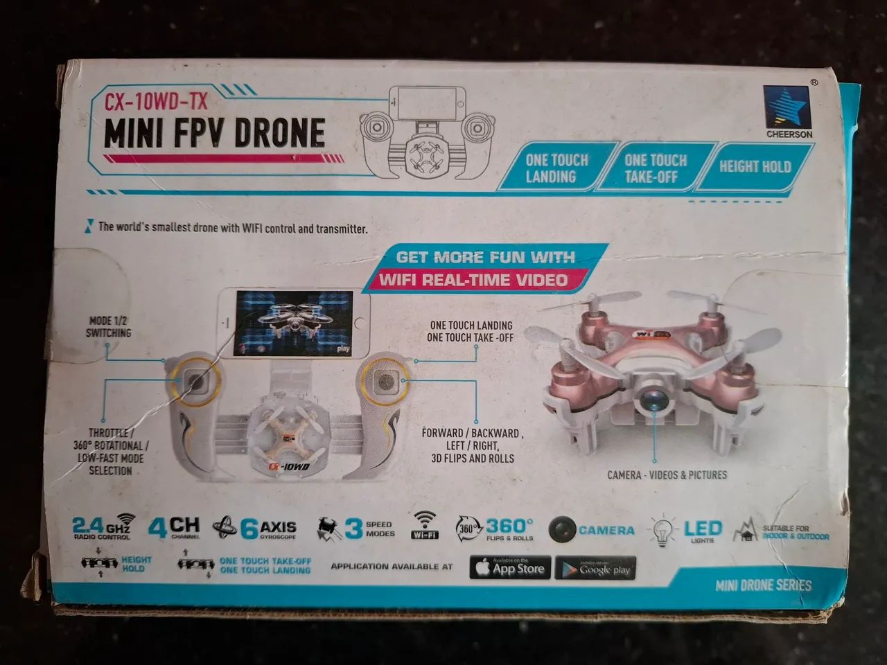 Mini Drone Cheerson semi novo - Foto 2