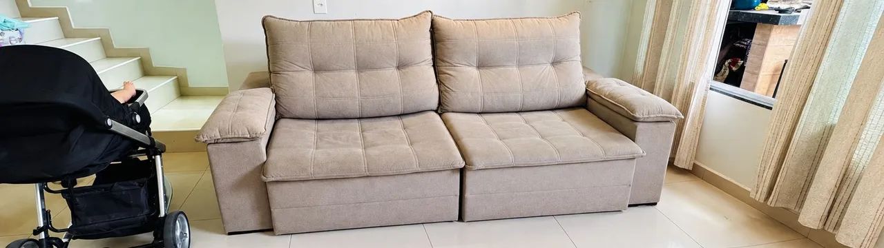 Vendo sofá Retrátil e reclinável 2.30mt - Foto 2