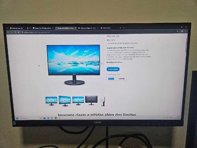 Monitor Full HD Philips 221V8L 21,5? LED HDMI