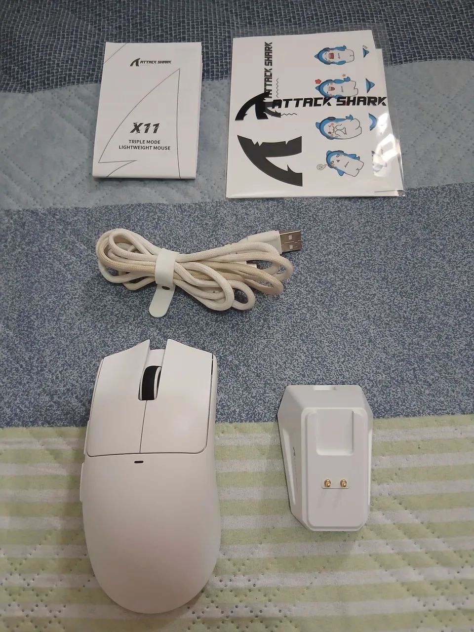 Mouse X11 Sem Fio Branco - Foto 3