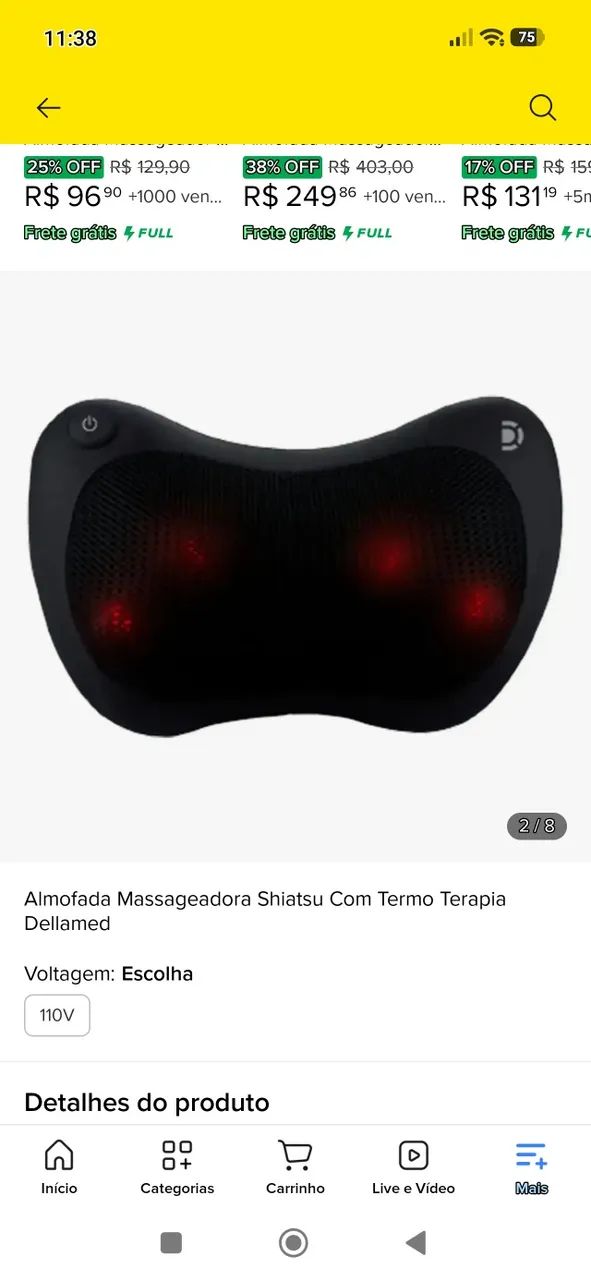Almofada massageadora  - Foto 3