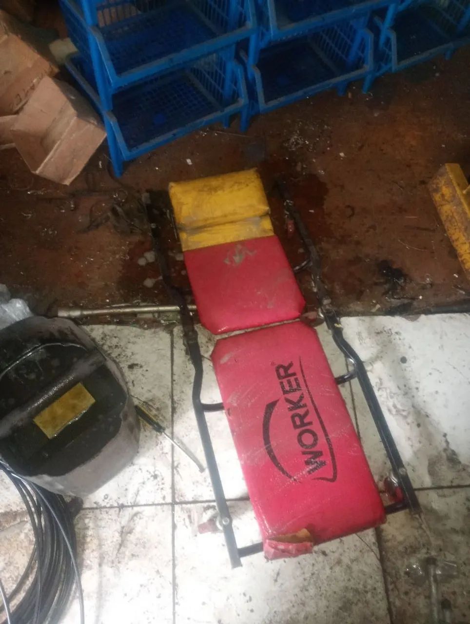 Carrinho esteira dobrável para mecânico  - Foto 3