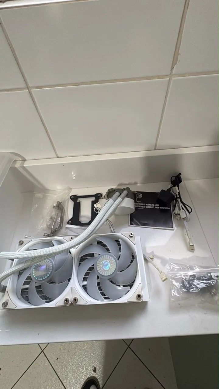 Cooler Master Master Liquid ML240L V2 ARGB White Edition Para AM4 - Foto 2
