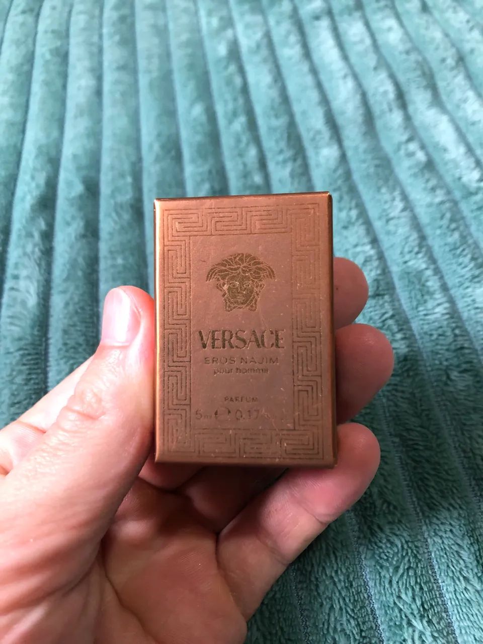 Miniatura Versace Eros Najim Parfum 5Ml Novo? - Foto 2